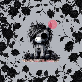 "Lovely" grau Kunstleder 40x40cm